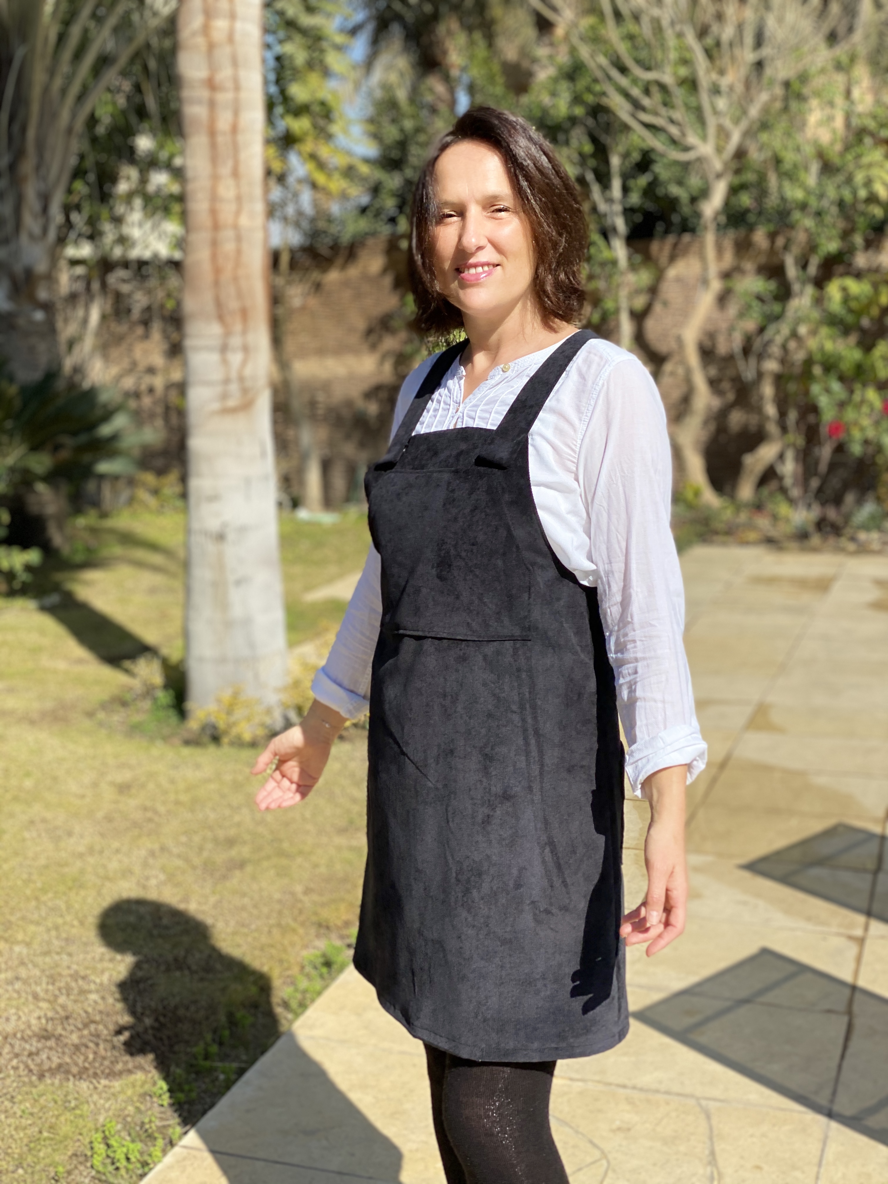 Robe Salopette LMV - Taille 42/44, Modèle Turin, Gris Rosé, TBE